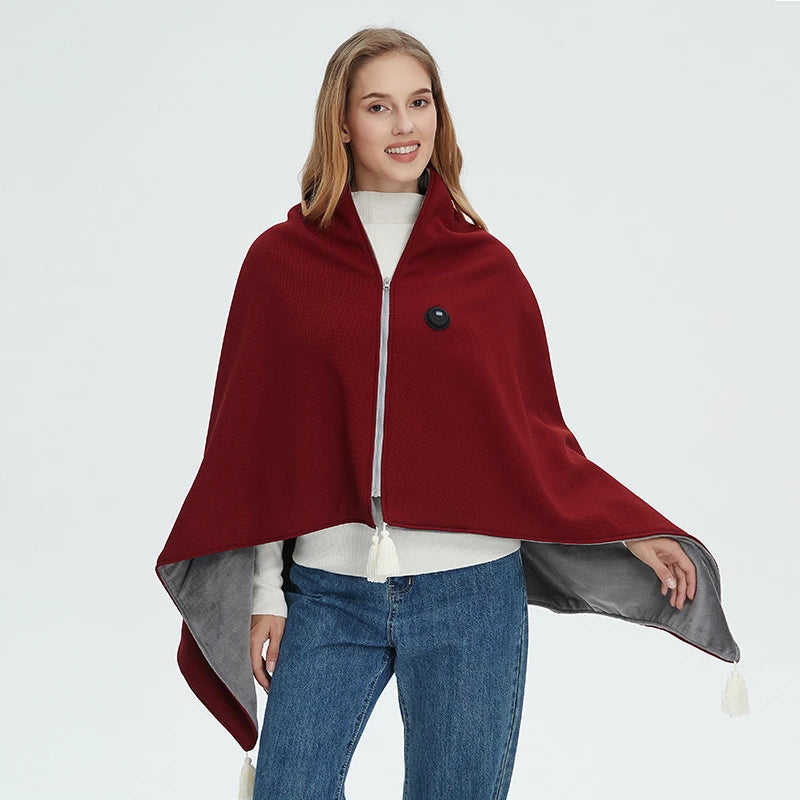 Elektrische Heizdecke mit Schulterwärme – 3 Heizstufen, Schnelles Aufheizen