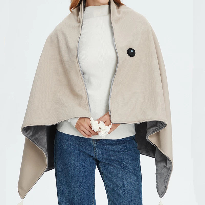 Elektrische Heizdecke mit Schulterwärme – 3 Heizstufen, Schnelles Aufheizen