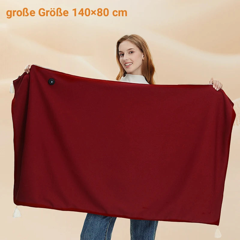 Elektrische Heizdecke mit Schulterwärme – 3 Heizstufen, Schnelles Aufheizen