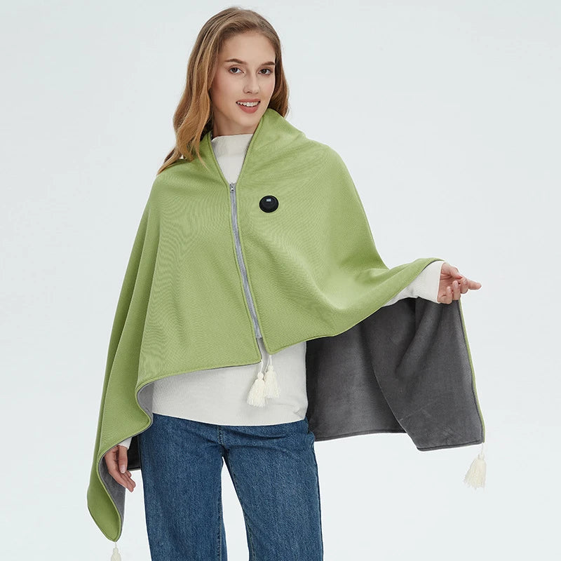 Elektrische Heizdecke mit Schulterwärme – 3 Heizstufen, Schnelles Aufheizen