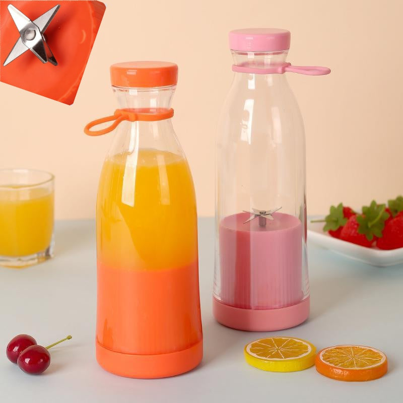 Elektrischer Smoothie Mixer mit 6 Klingen – Tragbarer USB Saftbecher für Obst & Gemüse