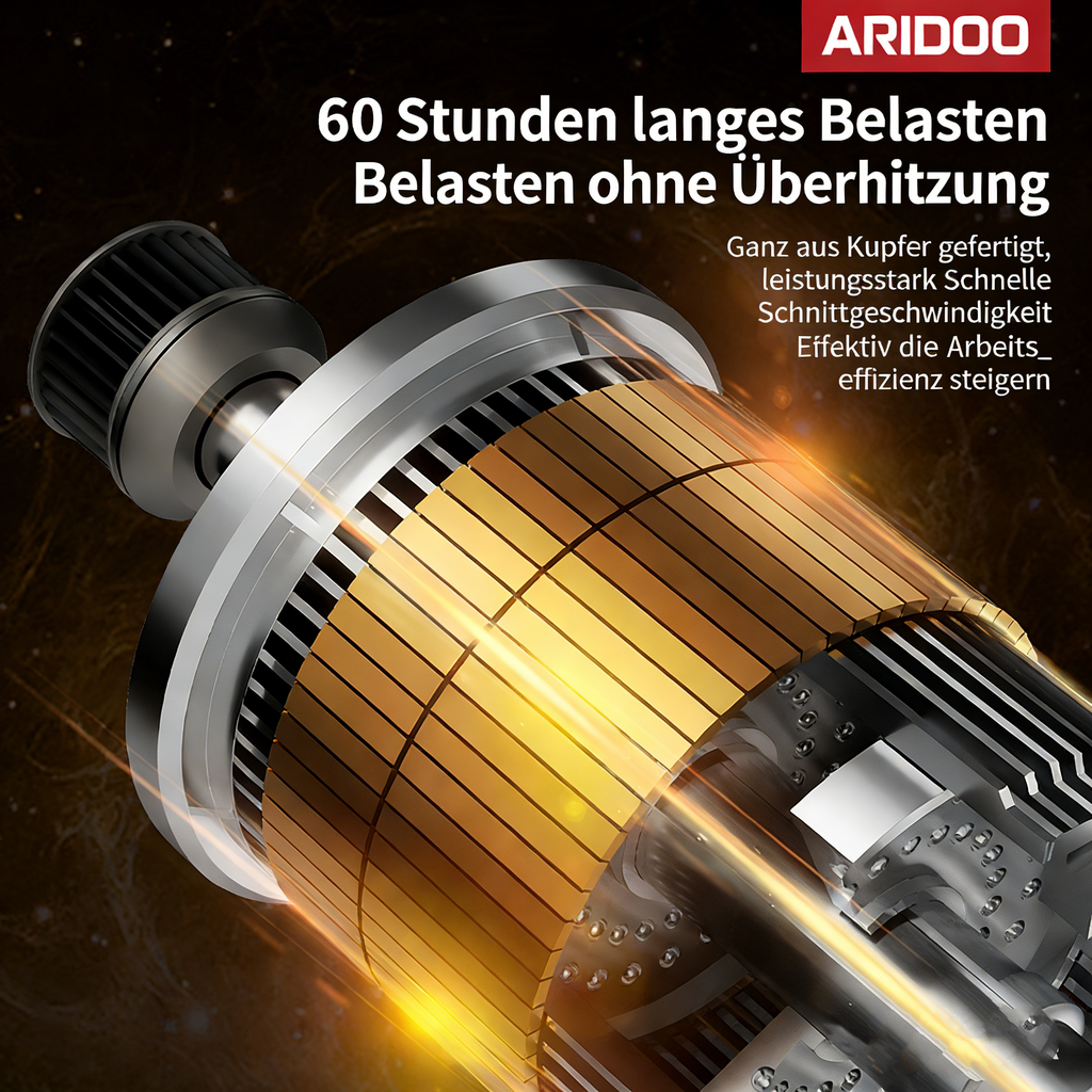 Elektro-Kettensäge mit hoher Leistung – Leistungsstarke Kettensäge für Garten & Brennholz – Handliche Kettensäge zum Bäume fällen & Holzsägen