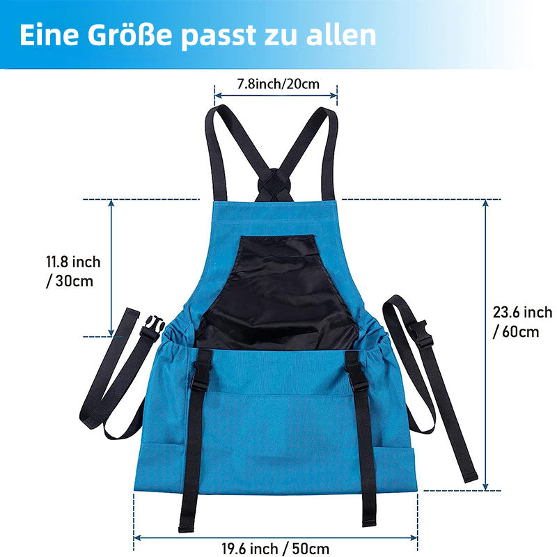 Ernte Schürze Große Taschen Gartenschürze Werkzeug Tasche Gartenarbeit Mehrfachtaschen Schnellzugriff Ernte Tasche