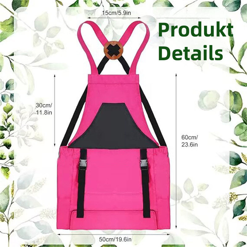Ernte Schürze Große Taschen Gartenschürze Werkzeug Tasche Gartenarbeit Mehrfachtaschen Schnellzugriff Ernte Tasche