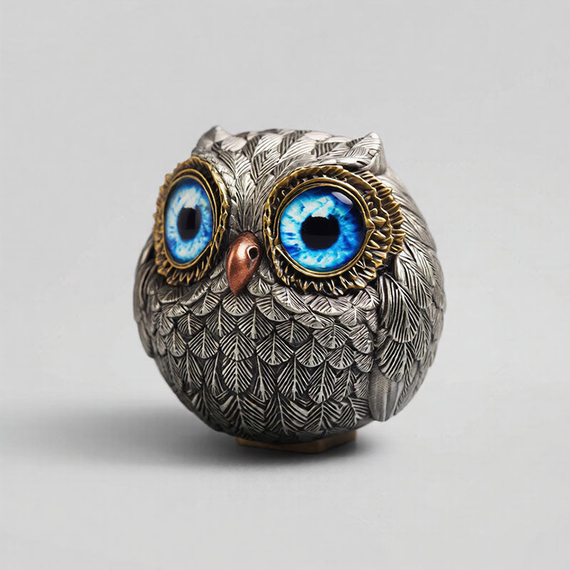 Eulen Resin Figur Wohnkultur Garten Tischdekoration Kreatives Geschenk