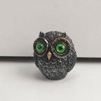 Eulen Resin Figur Wohnkultur Garten Tischdekoration Kreatives Geschenk