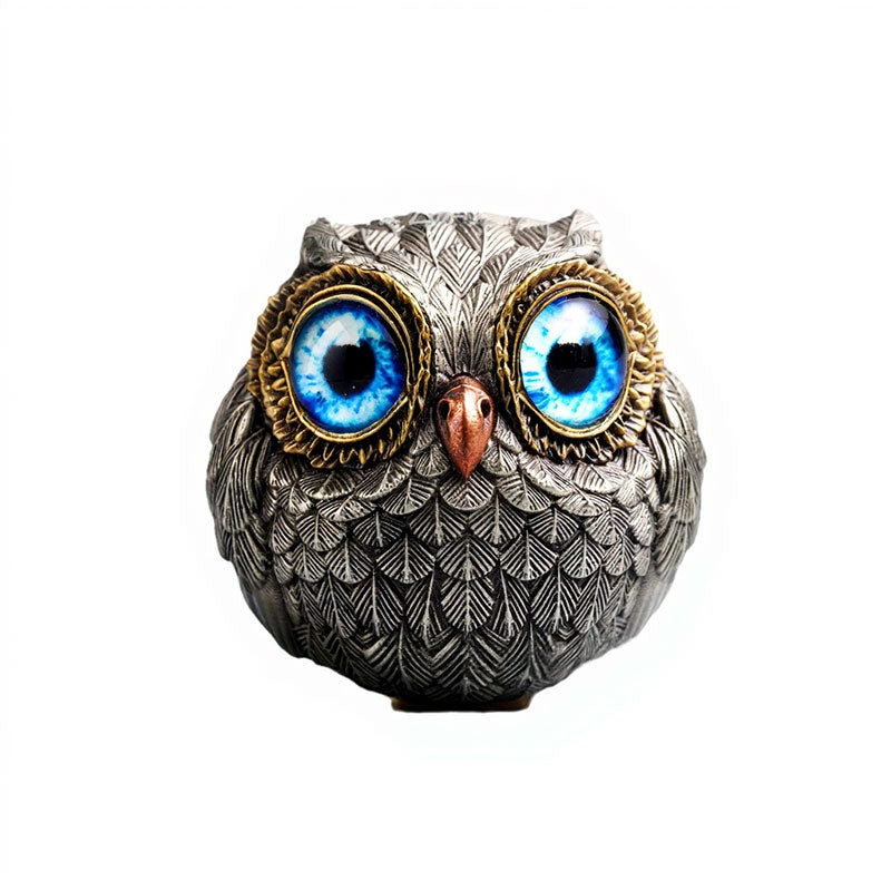 Eulen Resin Figur Wohnkultur Garten Tischdekoration Kreatives Geschenk