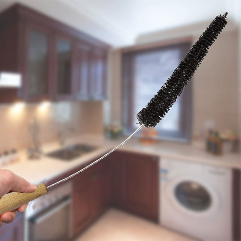 Extra lange Trockner-Reinigungsbürste – Flexible Flusenbürste für Abluftöffnung & Trommel – Waschmaschinen-Reiniger