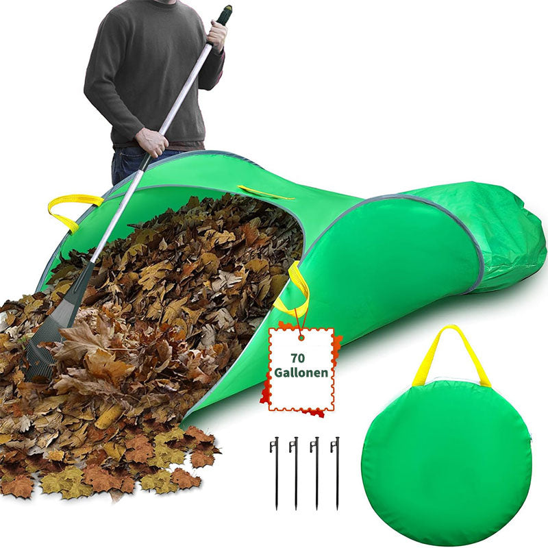 Faltbarer Garten Laubsammler – Wiederverwendbarer Pop-Up Laubsack für Garten, Rasen & Pflanzenpflege