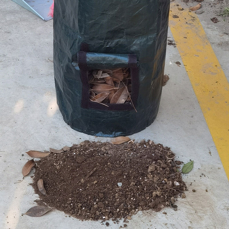 Fermentations Kompostbeutel Versiegelbarer Organischer Düngerbeutel Garten Laubsack für Kompostierung