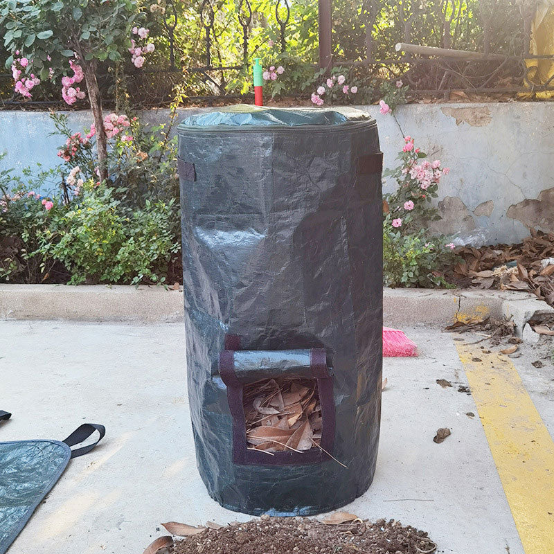Fermentations Kompostbeutel Versiegelbarer Organischer Düngerbeutel Garten Laubsack für Kompostierung
