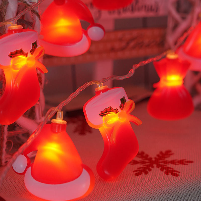 Festliche LED Lichter für Weihnachten – Kreative Candy-Cane & Santa-Hut Beleuchtung