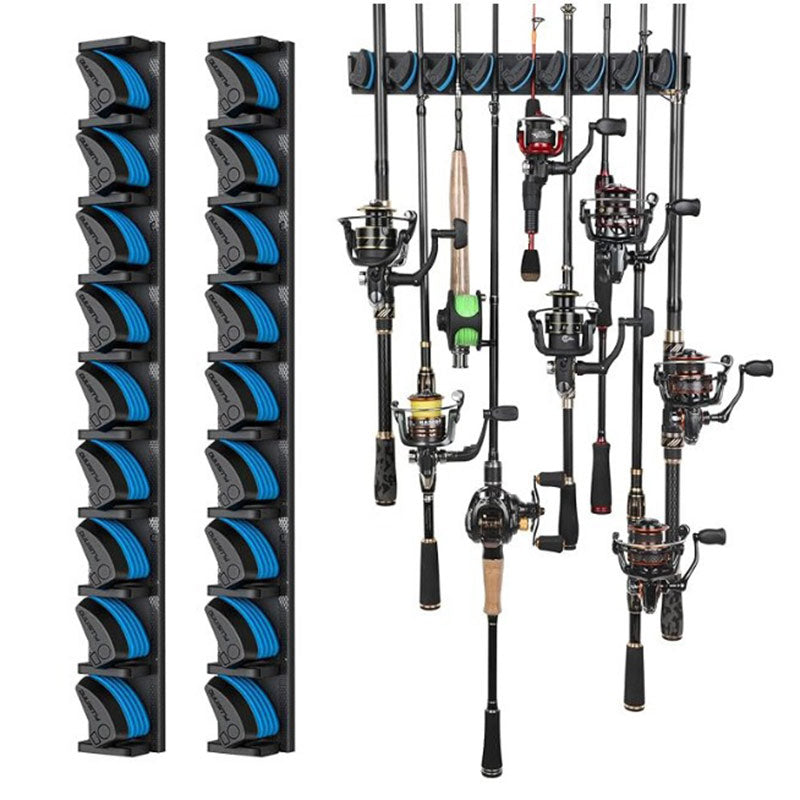 Fishing Rod Rack Wandhalterung Angeln Rutenhalter Garage Wandmontage Angelruten Aufbewahrungshalter