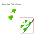 Folienklemme Gewächshaus Clip Tunnel Gewächshaus Folienhalter Windfest Garten Befestigungsclip