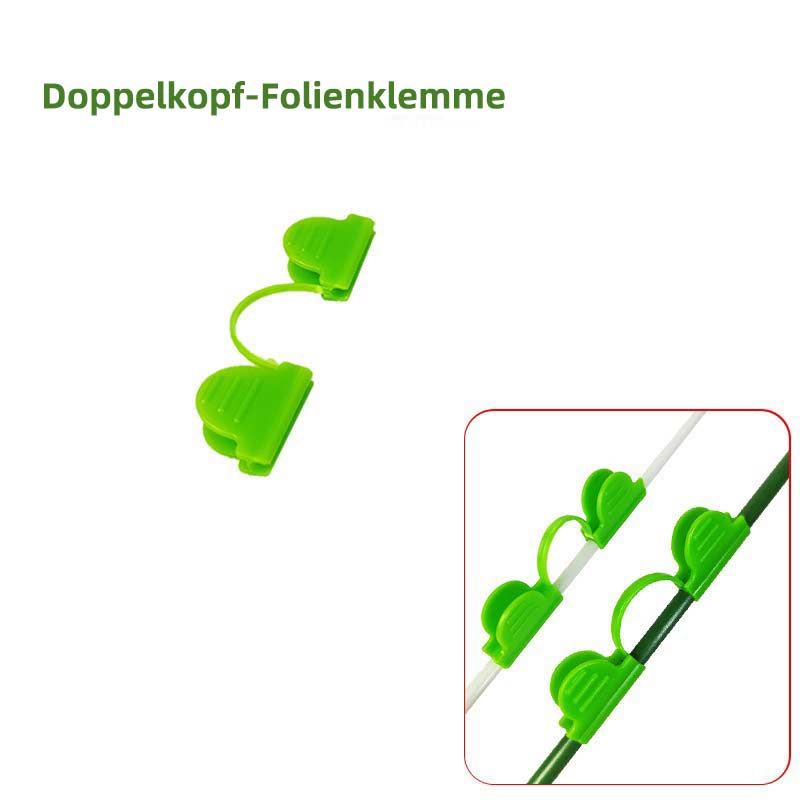 Folienklemme Gewächshaus Clip Tunnel Gewächshaus Folienhalter Windfest Garten Befestigungsclip