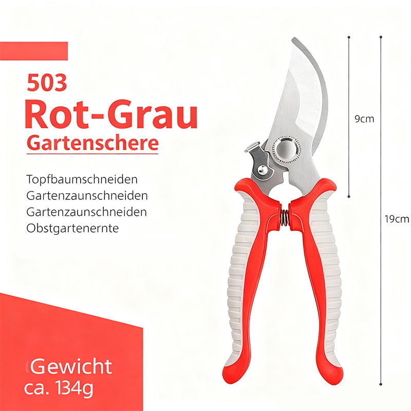 Garten Astschere – Profi Gartenschere für Obstbäume, Sträucher & Blumenpflege Leichtgängig & Scharf