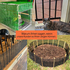 Gartenschutznetz Balkon- und Fensternetz – Hühnerdraht & Haustierzaun für Garten, Terrasse & Hof