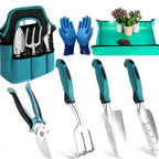 Garten Handwerkzeug Set Aluminium 7 Teilig Multifunktion Pflanze Graben Schneiden