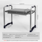 Garten Kniebank & Sitz – Faltbarer Gartenhocker mit Griffen, ideal für Unkrautjäten & Pflanzenpflege