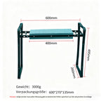 Garten Kniebank & Sitz – Faltbarer Gartenhocker mit Griffen, ideal für Unkrautjäten & Pflanzenpflege