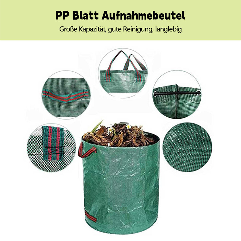 Gartenabfallsack – wasserdichter PP-Gewebesack für Laub, Pflanzenreste & Gartenabfälle