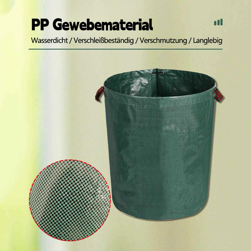 Gartenabfallsack – wasserdichter PP-Gewebesack für Laub, Pflanzenreste & Gartenabfälle