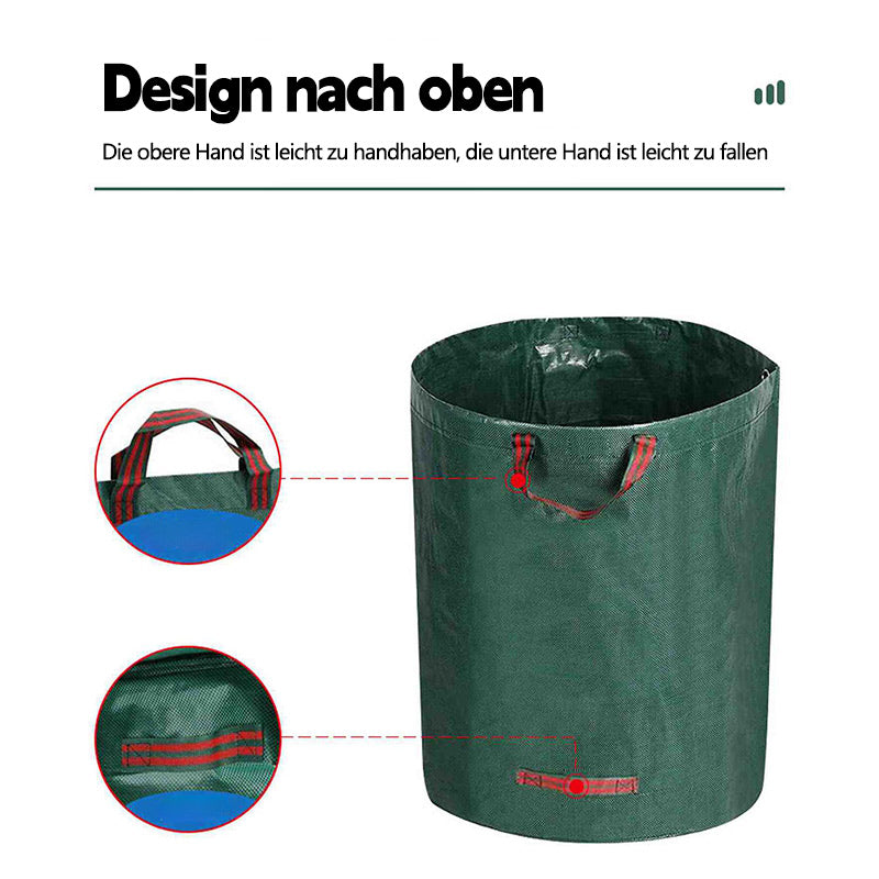 Gartenabfallsack – wasserdichter PP-Gewebesack für Laub, Pflanzenreste & Gartenabfälle