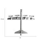 Gartenkunst aus Metall: B-29 Superfortress als Windspiel Skulptur