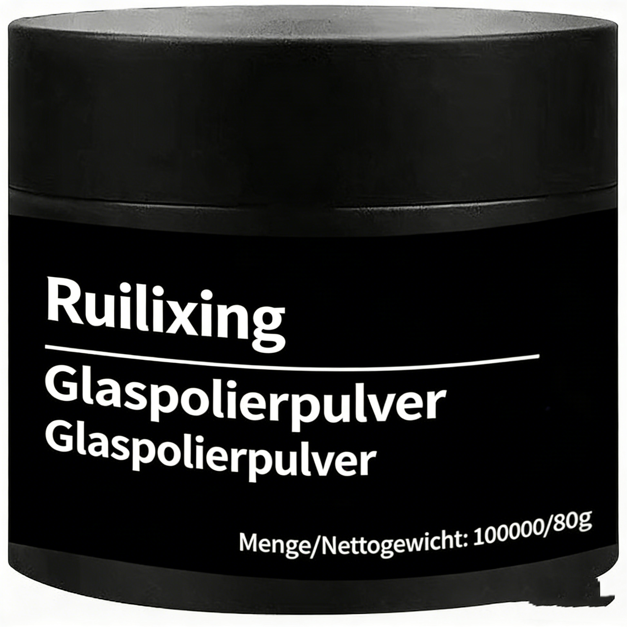 Glaspolierpulver für Auto – Entfernt Ölfilm & Wasserflecken – Tiefenreinigung für Frontscheibe & Klare Sicht – Sicher
