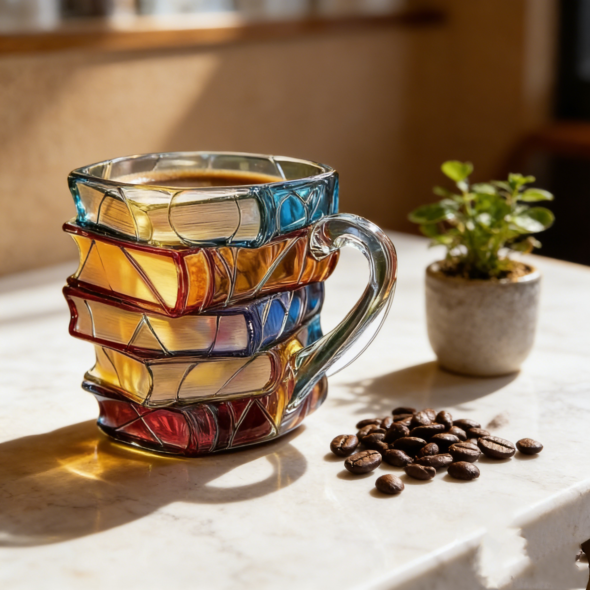 Handgemachte 3D Leseglück-Tasse - das Original