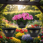 Hängender Pflanzkorb Blumentopf Garten Hanging Basket Balkon Garten Deko