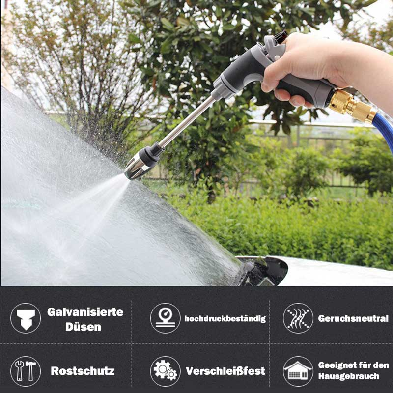 Hochdruck-Sprühpistole für Gartenschläuche – Effiziente Reinigung mit