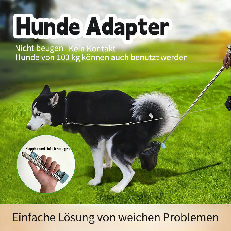 Hundekot Sammler Outdoor Kotgreifer Hundekotschaufel Tragbarer Poop Scooper mit Beutel für Spaziergänge