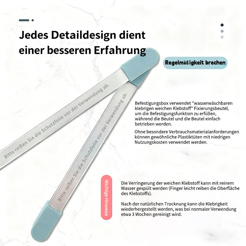 Hundekot Sammler Outdoor Kotgreifer Hundekotschaufel Tragbarer Poop Scooper mit Beutel für Spaziergänge