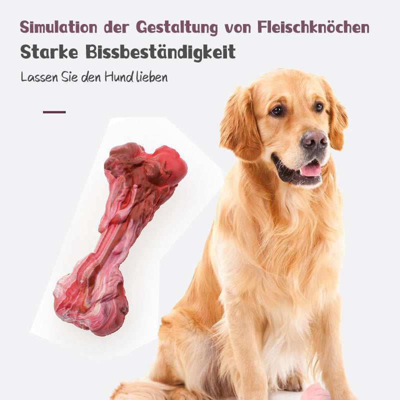 Hundespielzeug aus Gummi – Kauspielzeug in Knochenform, langlebig und zahnfreundlich