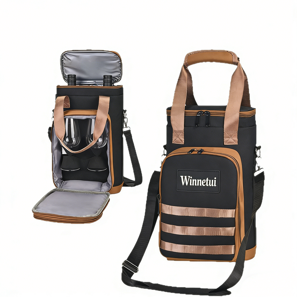 Isolierte Kühltasche für Getränke & Wein – Multifunktionale Picknicktasche – Dicke Isolierung – Wasserfest & Tragbar