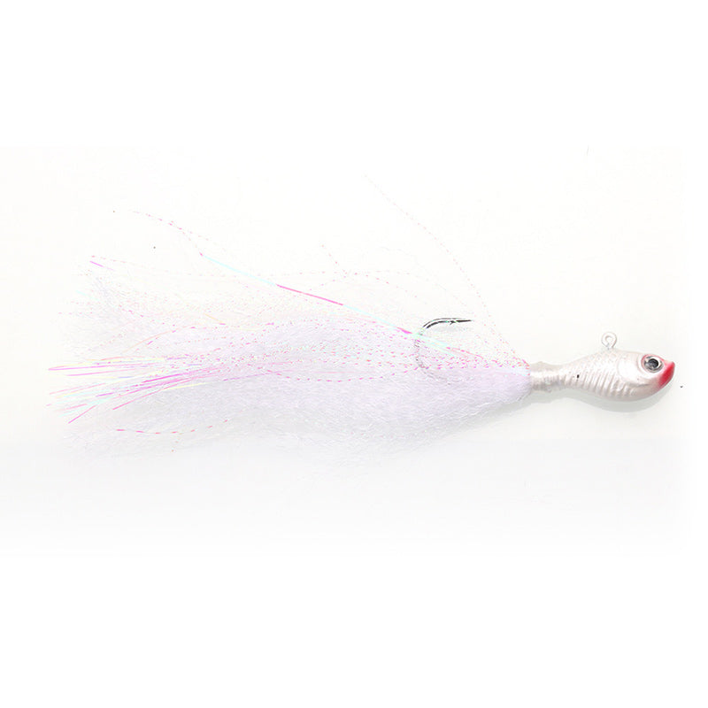 Jigkopf-Köder mit Kunsthaar 10–28g – Weitwurf Anti-Hänger Kunstköder für Meeresangeln & Raubfische