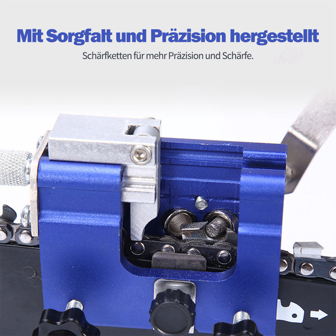 Kettenschärfgerät mit Kettenhalterung für Motorsägen – Manuelle Ausführung