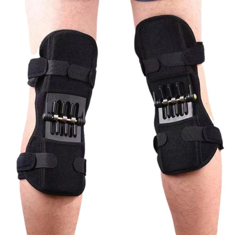 Knie-Booster Gelenk-Unterstützung – Kraftvolle Knieschoner mit Federkraft für Bergsteigen & Wandern – Effektive Knieunterstützung zum Treppensteigen & Sport
