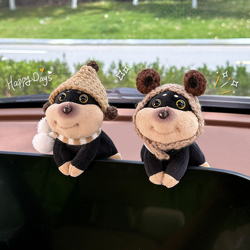 Kreative Bienen-Hund Auto Dekoration – Lustige Figur für Armaturenbrett & Bildschirm – Niedliches Maskottchen für den Innenraum – Auto-Zubehör für Damen & Herren – Geschenkidee