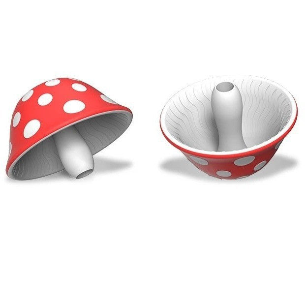 Kreativer Silikontrichter im Pilz-Design – Süßer Küchentrichter für Öl, Wein & Flüssigkeiten – Lebensmittelechtes Silikon – Flexibler Mini-Trichter für die Küche – Kawaii Küchendeko