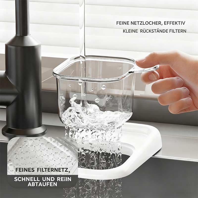 Küchenspüle Abtropfkorb Resteverwertung Sieb Filterkorb Abtropfgestell Multifunktional