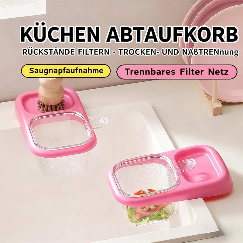 Küchenspüle Abtropfkorb Resteverwertung Sieb Filterkorb Abtropfgestell Multifunktional