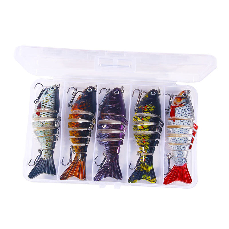 Kunstköder 7-Segment 10cm – Multi-Segment Minnow Hardbait für Angler