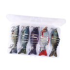 Kunstköder 7-Segment 10cm – Multi-Segment Minnow Hardbait für Angler