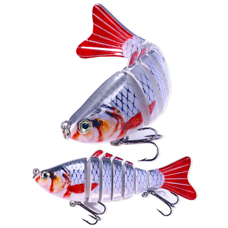 Kunstköder 7-Segment 10cm – Multi-Segment Minnow Hardbait für Angler