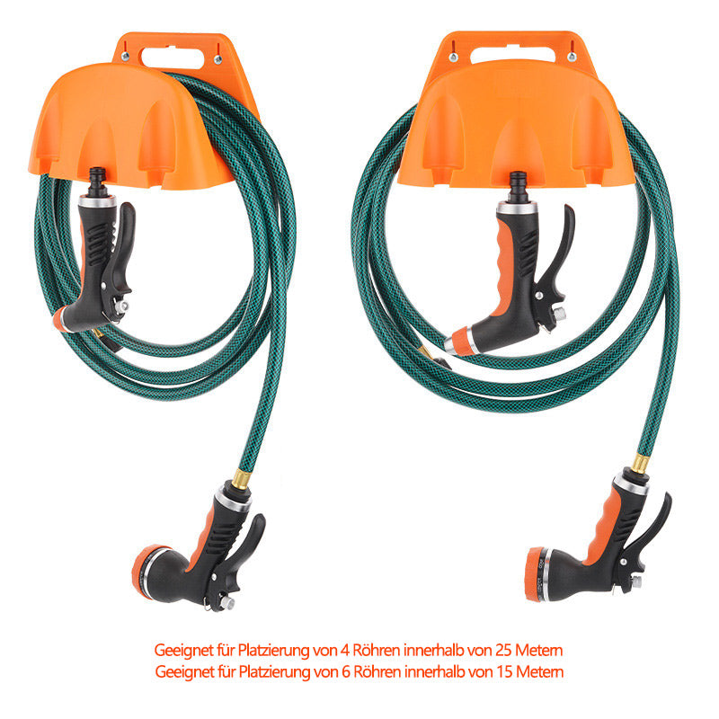 Kunststoff Gartenschlauchhalter – Wandhalterung für Schlauchaufbewahrung & Gartenbewässerung