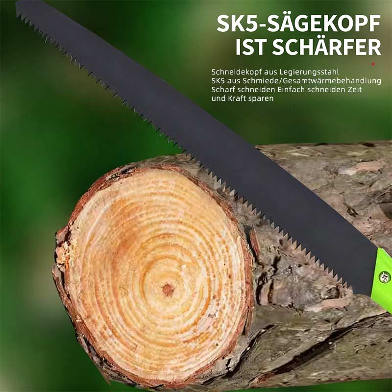 Lange Handsäge Baumfällsäge Profi Holzsäge für Garten Wald Outdoor Arbeiten