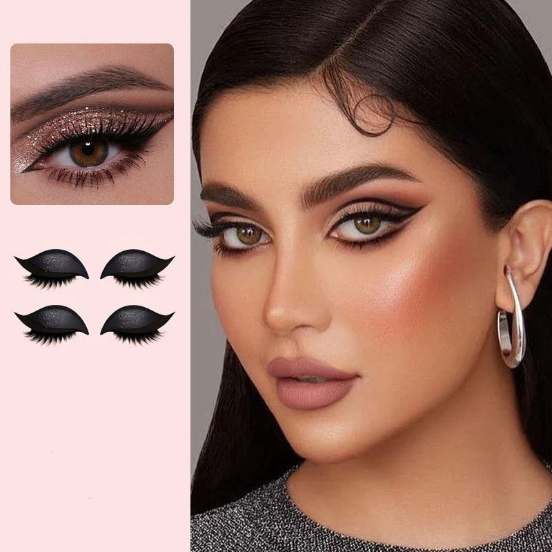 Lazy Eyeshadow Sticker – 1-Sekunde Augen-Make-up – Wasserdicht & Langanhaltend – Magic Lidschatten-Tattoo für Anfänger – Verschiedene Farben