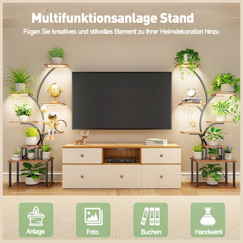 LED Pflanzenwachstumsstreifen – Vierstufige Dimmfunktion Vollspektrum für Blumen